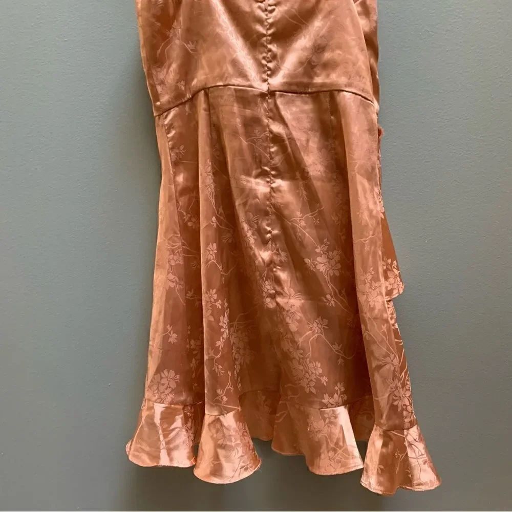 Altar’d State Gold Mini Dress Small - Picture 8 of 8